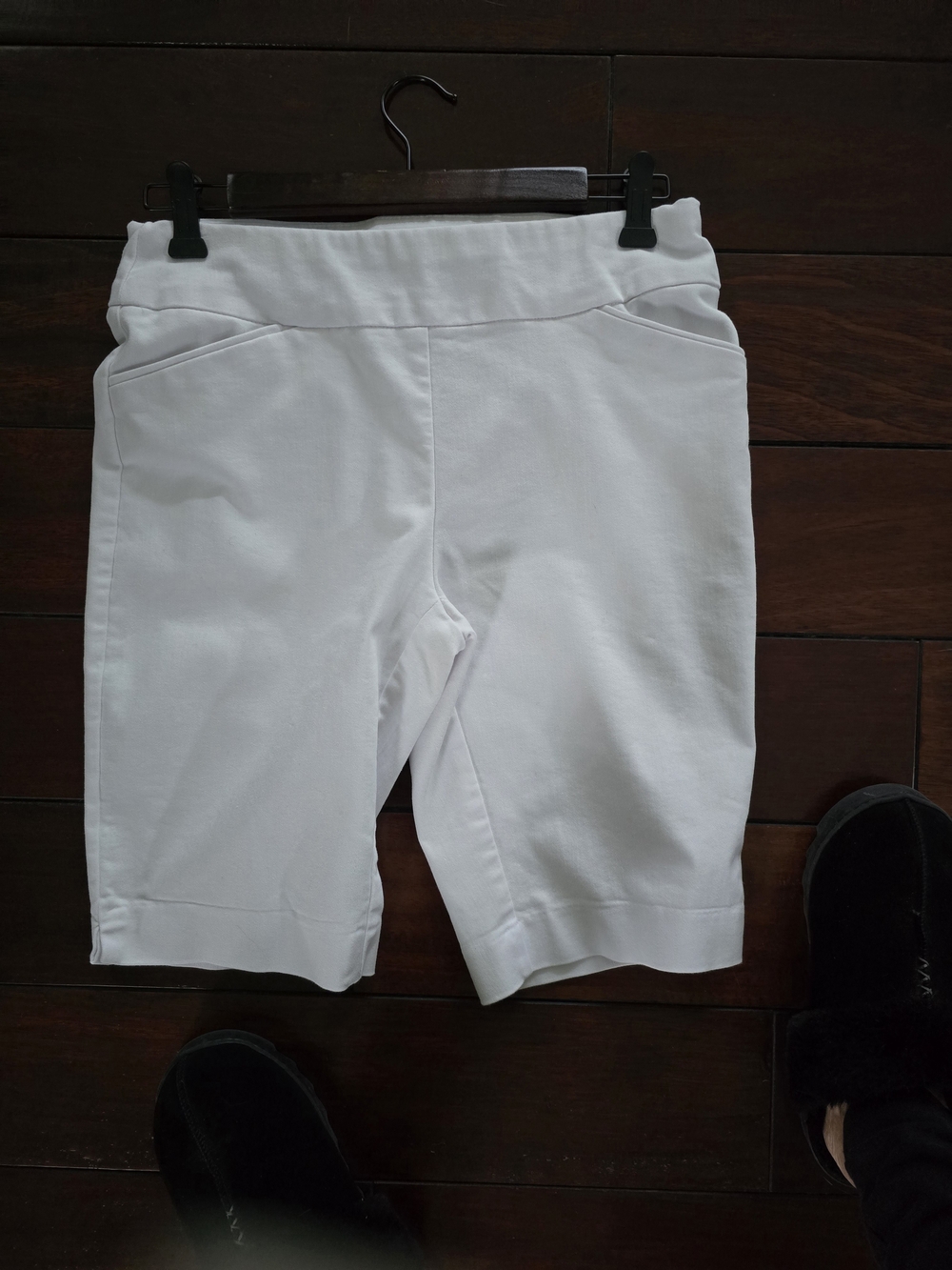 Croft & Barrow White Stretch Bermuda Shorts